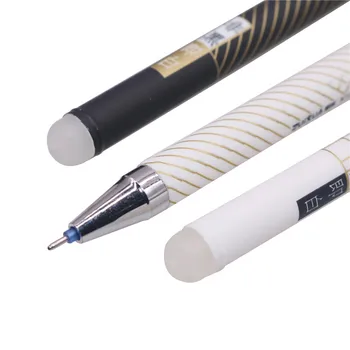 10 Шт Классическая Стираемая Гелевая ручка 0,38 мм стираемая ручка Офисные канцелярские принадлежности студенческая ручка для письма Волшебная ручка Рекламная ручка
