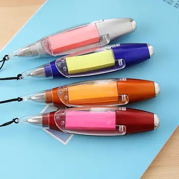 10 шт. Многофункциональная креативная шариковая ручка, бумажный шнур, светодиодная ручка