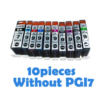 10 шт. совместимые чернильные картриджи для canon PGI-9 PGI 9 PGI9 для принтеров Canon MX7600/iX7000/IX7000 RFB MX7600/Pro9500