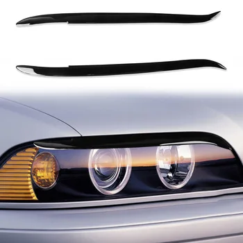 2 шт., Накладка для бровей на Веко фары Автомобиля, накладка для бровей, накладка для век BMW 5 серии E39 1995-2003
