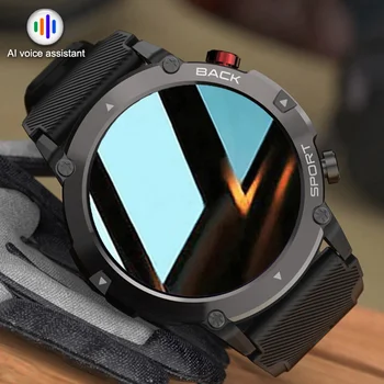 2022 Новые смарт-часы Мужские Bluetooth Вызов Водонепроницаемые часы Кровяное давление Спорт на открытом воздухе Smartwatch для Android Xiao/Mi Ios