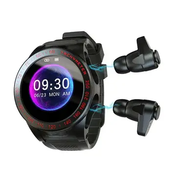 2023 Новые Наручные часы W26 Smart Watch Bluetooth Гарнитура 2в1 Водонепроницаемый Спортивный Комбайн Настоящие Беспроводные Наушники Подлинная Распродажа