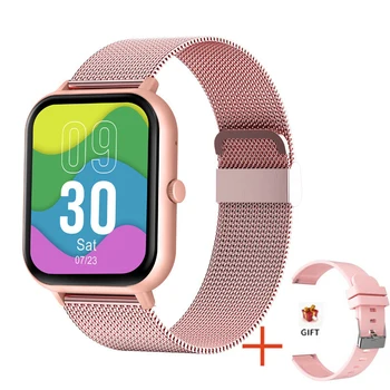 2023 Смарт-часы с Bluetooth-вызовом, Женские Мужские Часы для фитнеса, Датчик кислорода в крови, пульса, сна, музыка, полное касание Для Android IOS