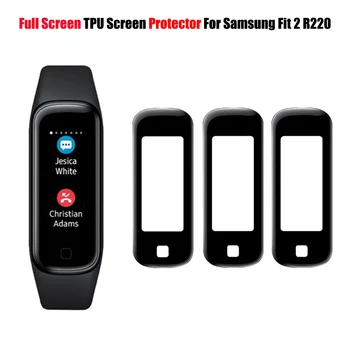 3ШТ Защитная пленка HD Для Samsung Galaxy Fit 2 R220 Smart Watch Полноэкранная Защитная крышка Для fit2 R220 (Не закаленное стекло