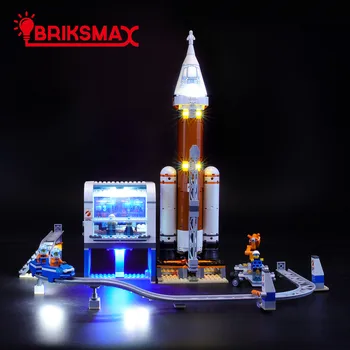 BriksMax Комплект светодиодной подсветки для ракеты дальнего действия 60228 и управления запуском, набор строительных блоков (модель не включена) Игрушки для детей