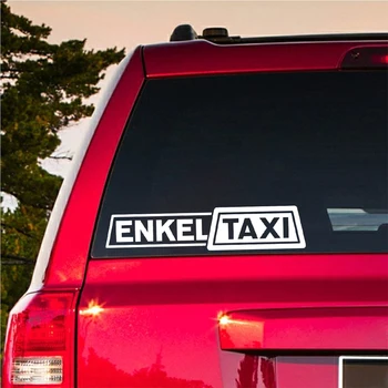Diy наклейка на автомобиль ENKEL Taxi Текстовая наклейка на окно автомобиля, декор кузова, водонепроницаемые наклейки