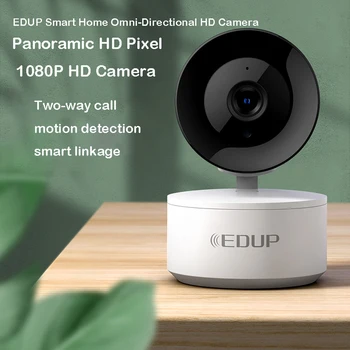 EDUP 3-Мегапиксельная Облачная IP-камера 5G WIFI Камера Безопасности Домашняя Камера видеонаблюдения Двухстороннее Аудио AI Отслеживание Радионяни