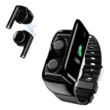 M7 Смарт-Часы TWS Наушники 2 в 1 Bluetooth 5,0 Спортивный Деловой Браслет Фитнес-Трекер Пульсометр Наушники-браслет