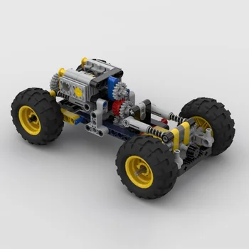 MOC-46233 Шасси небольшого внедорожника, модель строительного блока, сплайсированная игрушка-головоломка, подарок для детей