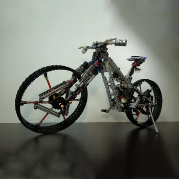 MOC-84891 Велосипед Kona (42069 C-модель/ Альтернативная сборка) Модель строительного блока, соединенная игрушка-головоломка, подарок для детей