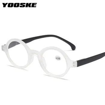 YOOSEK +1.0 1.5 2.0 2.5 3.0 3.5 4.0 Восстанавливающие Очки Мужские Винтажные Круглые Очки Для Дальнозоркости Женские Маленькие Очки По Рецепту