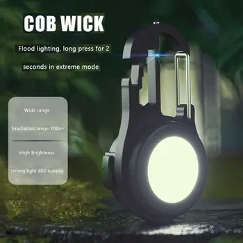 YOUZI Mini Led Light Многофункциональный Портативный брелок для открывания бутылок, фонарь для ремонта, лампа для аварийного кемпинга на открытом воздухе