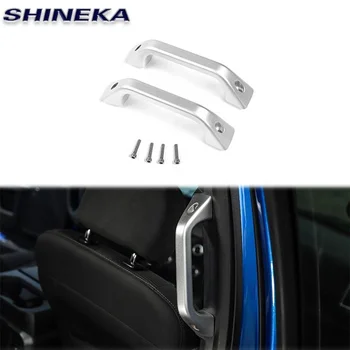 Автомобильная Серебристая задняя ручка из алюминиевого Сплава для Ford F150, Аксессуары 2015-2020