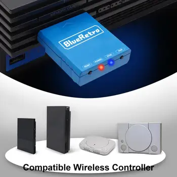 Адаптер для игрового контроллера Blueretro, высокоскоростные игровые аксессуары, совместимые с Bluetooth контроллеры, адаптер для PS1/2