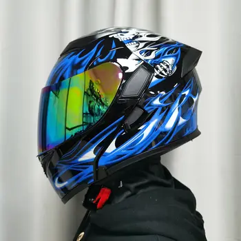 Взрослые Мальчики DH ABS Мотоциклетный Гоночный шлем Внедорожный Скоростной Спуск Горный Для Мужчин Женщин Рыцарь Мотоцикл Мотобайкер Шлем Шляпы