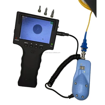 Волоконно-оптический разъем и адаптер для проверки торцевой поверхности микроскопа