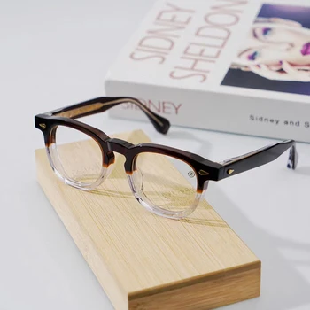 Высококачественные Модные Ацетатные очки в оправе для мужчин и женщин Ручной работы, роскошные Брендовые Дизайнерские очки, Трендовые персонализированные очки для близорукости