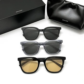 Высококачественные солнцезащитные очки TOMY, Брендовые женские мужские Поляризованные UV400 Квадратные ацетатные солнцезащитные очки Monster С оригинальной упаковкой