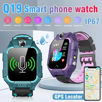 Детские Умные Часы GPS Трекер Телефонный Звонок Цифровые Наручные Часы С Сенсорным Экраном Камера мобильного Телефона Анти-Потерянный SOS Обучающая Игрушка Для Детей