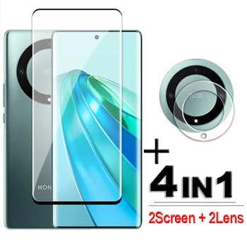 Для Honor Magic5 Lite 5G Glass Полное Покрытие 3D Изогнутая Защитная пленка для экрана Honor Magic5 Lite Закаленное стекло Magic5 Lite Пленка 6,67 дюйма