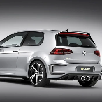 Для Volkswagen VW Golf MK7 2012-2015 (не подходит 7,5) R400 Наклейки с флагом на задний бампер, Накладка, Аксессуары Для Стайлинга Автомобилей