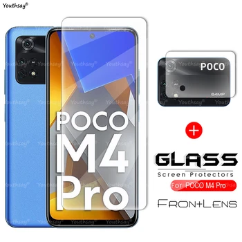 Для Xiaomi POCO M4 Pro Защитная Пленка для Стекла POCO M4 Pro Экран Из Закаленного Стекла Объектив Камеры Для POCO M4 Pro X4 NFC X3 NFC M3 Стекло
