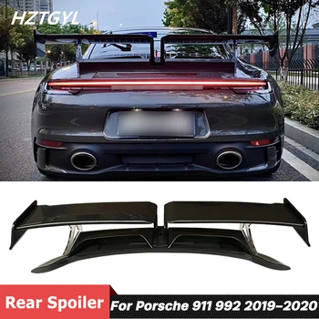 Заднее крыло багажника из углеродного волокна или FRP В стиле TA, задний спойлер для Тюнинга автомобилей Porsche 911 992 2019-2020
