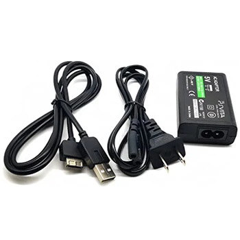 Зарядное устройство переменного тока для PS Vita1000, адаптер переменного тока с USB-кабелем для зарядки, шнур для PS Vita1000 со штекером