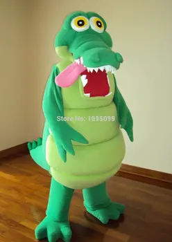 Новая горячая распродажа!! Профессиональный костюм талисмана крокодила для взрослых, размер для взрослых
