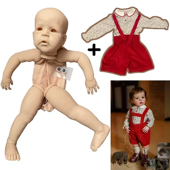 Новое поступление! Комплект кукол Реборн 25 дюймов, незаконченные неокрашенные части куклы 