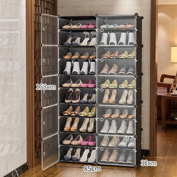 Органайзер Модульная стойка для обуви Большой емкости, Обувь для гостиной, Шезлонг для хранения обуви, Компактная мебель для прихожей Gabinete