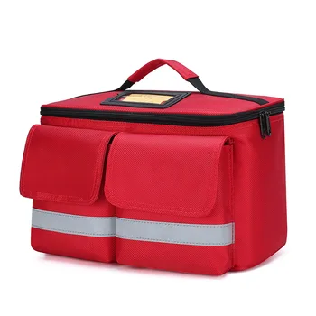 Пустая сумка первой помощи, Портативный Водонепроницаемый Медицинский аварийный набор для выживания на открытом воздухе, Кемпинг, Светоотражающая дорожная сумка, Красный синий