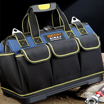 Сумка для инструментов Oxford Tool Водонепроницаемые сумки для инструментов, регулируемые сумки, Складная сумка на плечо, прочная сумка на ремне для электрика, износостойкая