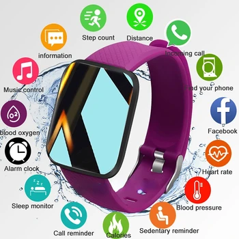 Умные часы Sports Edition Для мужчин, измеряющие кровяное давление, Водонепроницаемые Умные часы, Женские Пульсометры, Фитнес-трекер, часы для Android
