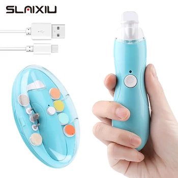 Электрический Детский Триммер для ногтей, зарядка через USB, Детский резак для младенцев, уход за ногтями, детский Триммер, машинка для стрижки ногтей, ножницы
