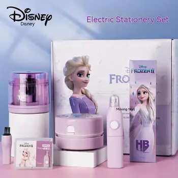 Электрический Канцелярский набор Disney Elsa Подарочная коробка Подарок для начальной школы На День рождения детей Рождественский подарок Сюрприз