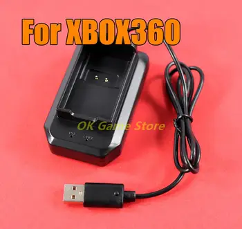 10 шт. Замена для Xbox360 xbox 360, черное зарядное устройство, беспроводной контроллер, Аккумуляторная батарея, USB-док-станция для зарядки