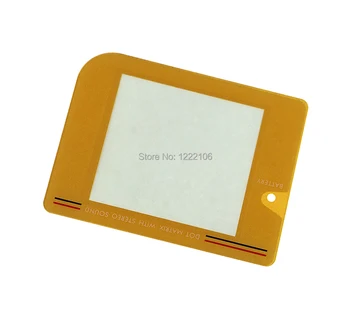 100 шт./лот золотисто-желтый пластиковый экранный объектив для консоли gameboy GB