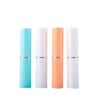 3g Пустой Пластиковый PP Японский Высококачественный Белый Синий Оранжевый Круглый Тюбик губной помады 50шт