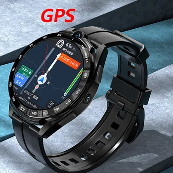 GPS 4G Смарт-часы Мужские 6 ГБ 128 ГБ Android 11 Мужские Часы-Телефон С двойной Камерой, Пульсометр, WIFI Смарт-часы Для Android IOS, Распродажа