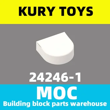 Kury Toys DIY MOC For 24246 Строительные блоки для плитки, Модифицированные 1 x 1 Удлиненный полукруг (Стадион) для плиты
