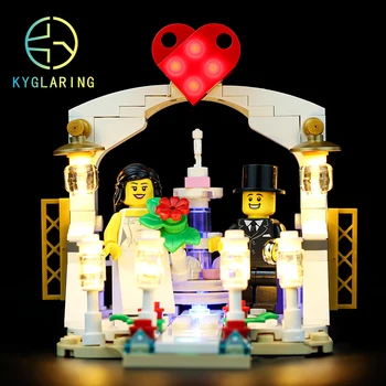 Kyglaring Led Lighting Set DIY Toys For 40197 Wedding Favour Set 2018 (строительные блоки в комплект не входят)