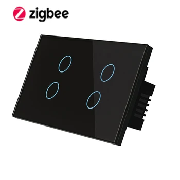 US Zigbee Smart Light Switch Интеллектуальный Переключатель Wi-Fi Управляет Светом Из любого места С помощью Alexa Voice Control Intelligent Switch