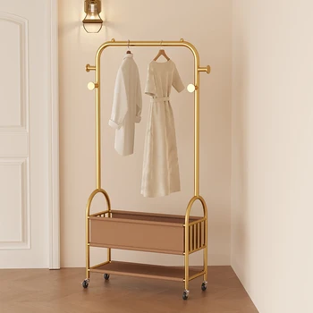 Вешалка для одежды из золота, вешалка для одежды с одним полюсом, вешалка для одежды в Скандинавском Стиле, мебель для прихожей в спальню Stendibiancheria