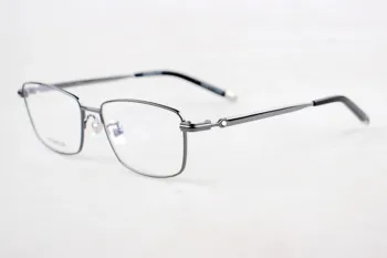 Деловые мужские очки по рецепту Роскошного бренда MB0135O Из титанового сплава, Прямоугольные Модные женские очки для чтения
