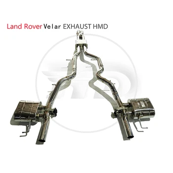 Коллектор выхлопной трубы, Водосточная труба для Range Rover Velar 2018 года выпуска, автоматическая замена, Модификация, электронный клапан, автомобильные аксессуары