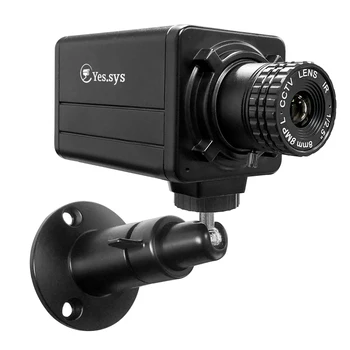 Мини-БОКС 4K IP-камера POE Сенсор Безопасности CCTV Cam 8 мм Зум-объектив H.265, Совместимый с Промышленным Аудио-Видеонаблюдением Hikvision