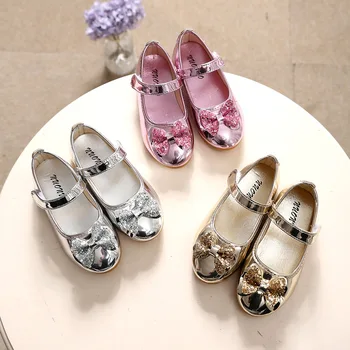 Обувь высшего качества для девочек, обувь для Милых принцесс, Детская Танцевальная обувь, Летние женские Кожаные Сандалии для малышей, детские сандалии