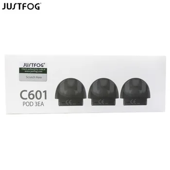 Оригинальный Justfog C601 Pod 3EA Замена Электронной Сигареты Vape Pod Для C601 Pod Kit E-cig Картриджный Бак Испаритель