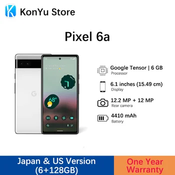 Смартфон Google Pixel 6A 5G Android 6 + 128 ГБ 6,1 